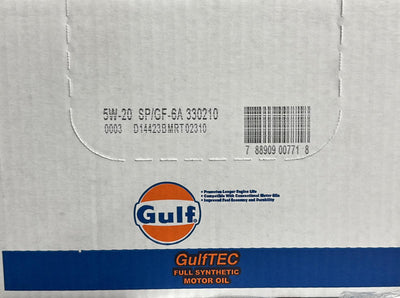 330210 GULF FULL SYNTHETIC 5W20 (12 QUARTS /1 CASE)