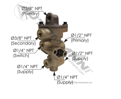 170.065706 TP3DC TYPE TRACTOR PROTECTION VALVE