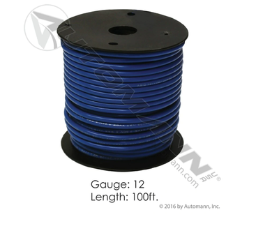 WIRE PRIMARY 12 GA 100FT BLUE