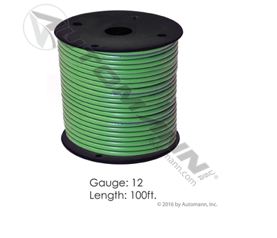 WIRE PRIMARY 12 GA 100FT GREEN