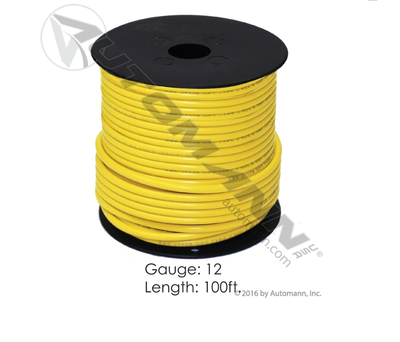 WIRE PRIMARY 12 GA 100FT YELLOW