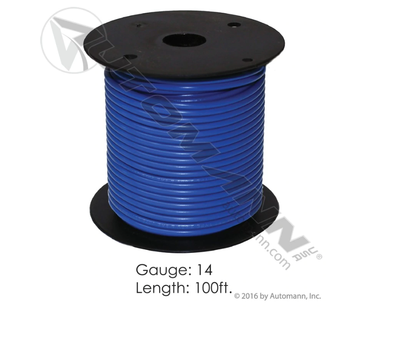 WIRE PRIMARY 14 GA 100FT BLUE