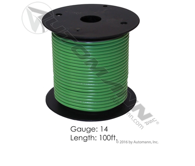 WIRE PRIMARY 14 GA 100FT GREEN
