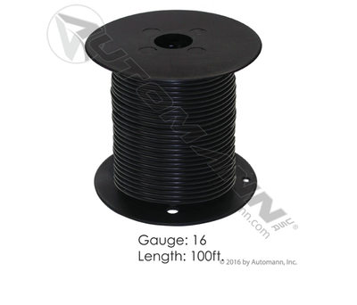 WIRE PRIMARY 16 GA 100FT BLACK
