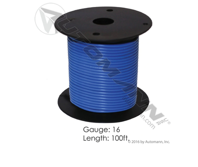WIRE PRIMARY 16 GA 100FT BLUE