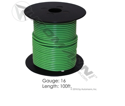 WIRE PRIMARY 16 GA 100FT GREEN