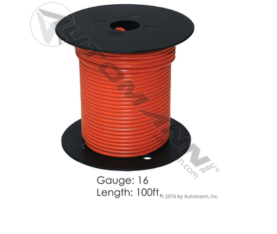 WIRE PRIMARY 16 GA 100FT ORANGE