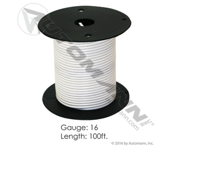 WIRE PRIMARY 16 GA 100FT WHITE