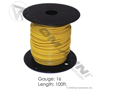 WIRE PRIMARY 16 GA 100FT YELLOW