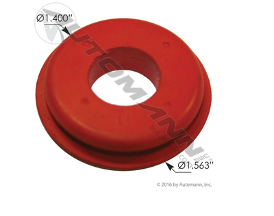 GLADHAND SEAL RED POLY LARGE FACE
