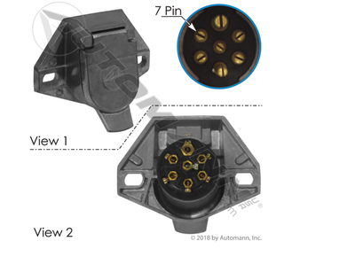 179.1017HD Socket Heavy Duty 7 Pin