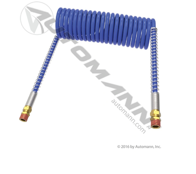179.3002.15 SINGLE AIR COIL 15FT BLUE