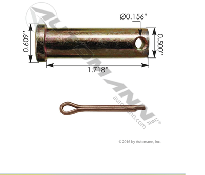 179.CP12 CLEVIS PIN 1/2 IN