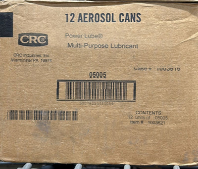 05005 CRC POWER LUBE SPRAY 9 Oz. 12/1 CASE