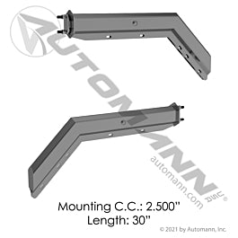 Mud Flap Hanger Kit Spring Loaded 2.5"