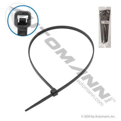 NYLON TIES 14IN LENGTH BLACK