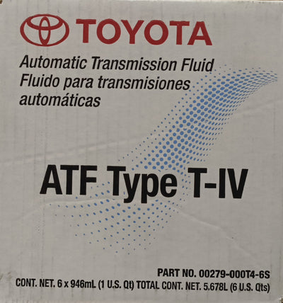 TOYOTA ATF WS FULL SYNTHETIC (6 QUARTS/1 CASE)