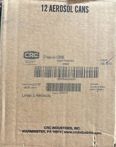 05002 CRC FREEZE OFF PENETRANT 11.5 Oz. 12/1 CASE
