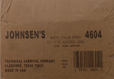 Buy 4604 Johnsen's White Lithium Grease Wholesale | 11 Oz | 12 of 1 Case