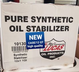 Buy 10130 Lucas Synthetic Oil Stabilizer Wholesale | 12 of 1 Quarts