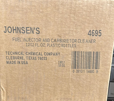 Buy 4695 Johnsen's Fuel Injector & Carburetor Cleaner Wholesale | F.L. Pour 12oz