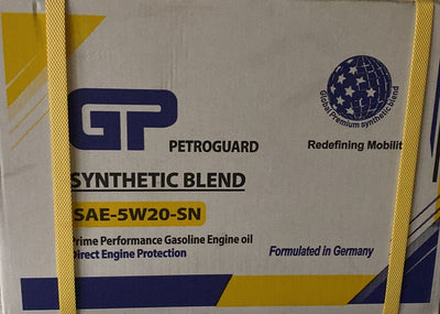 161452032581 GP OIL 5W20 SYNTHETIC BLEND 12/1 QTS