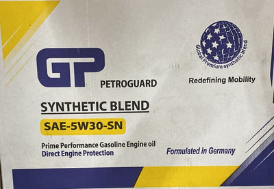 161453032581 GP OIL 5W30 SYNTHETIC BLEND 12/1 QTS