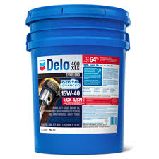 257004 CHEVRON DELO 400 XLE SYNTHETIC BLEND 15W40 5 GALLON PAIL