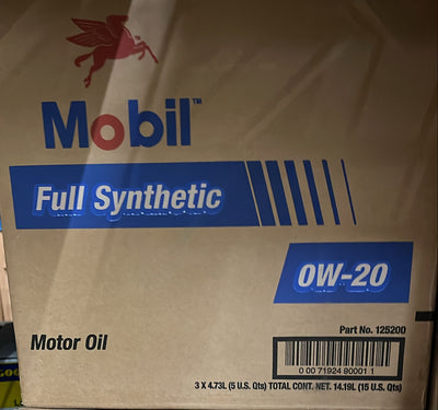 125200 MOBIL FULL SYNTHETIC 0W20 (5 QUARTS)