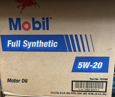 125199 MOBIL FULL SYNTHETIC 5W20 (5 QUARTS)