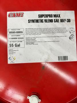 Buy 80565-08855 CAM2 10W30 SUPERPRO Max Synthetic Blend Drum Wholesale | 55 Gallon