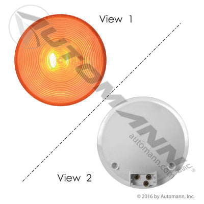 F/P/T LIGHT 4IN AMBER