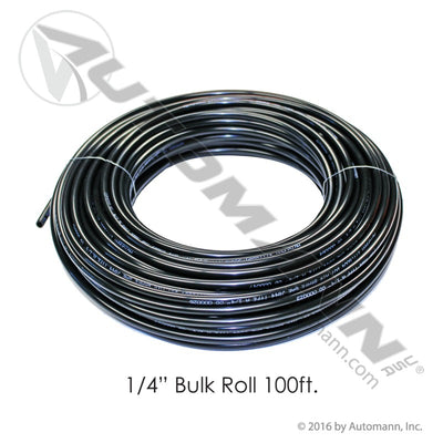 NYLON TUBING 1/4IN. OD X 100FT BLACK
