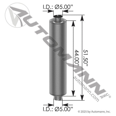 STACK MUFFLER-10IN DIA BODY 5IN 1 UNIT
