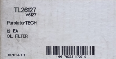PUROLATOR OIL FILTER TL26127
