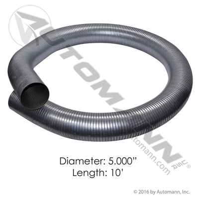 FLEX TUBING 5IN X 10FT GALVANIZED 1 UNIT