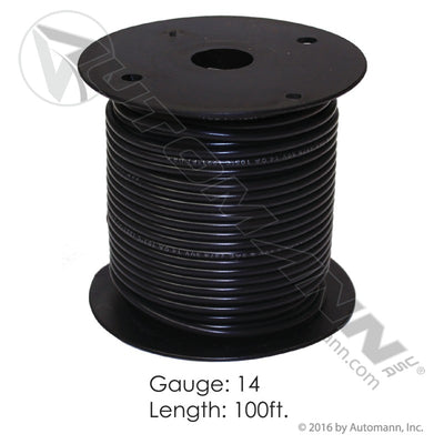 WIRE PRIMARY 14 GA 100FT BLACK 1 UNIT