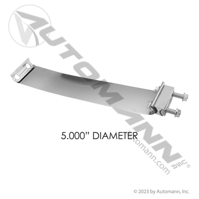 Band Clamp Flat 5in S.Steel 1 UNIT