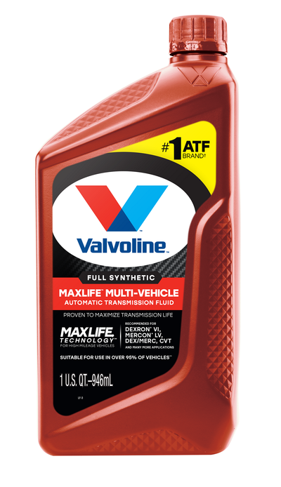 Valvoline MaxLife Multi-Vehicle Full Synthetic ATF - 1 Qt, Case of 6 (VV3246)
