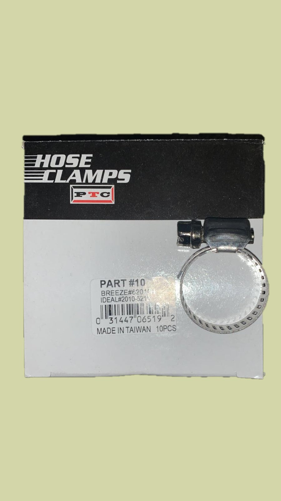 HOSE CLAMP #10 (PACK OF 10)