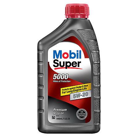 124405 MOBIL 5000 5W20 (6 QUARTS /1 CASE)