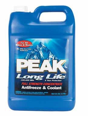 00943 ANTIFREEZE PEAK 100% LONG LIFE (6/1 GALLON)