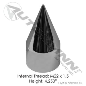 562.A4020CP CHROME PLASTIC THREAD ON M22X1.5