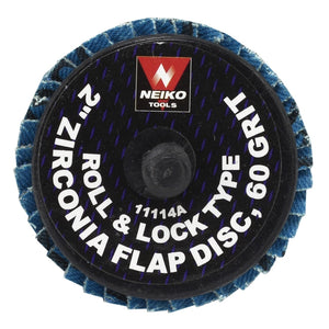 2'' 553024 BLUE ZIRCONIA ROLOC FLAP DISC, 36 GRIT 10/BAG