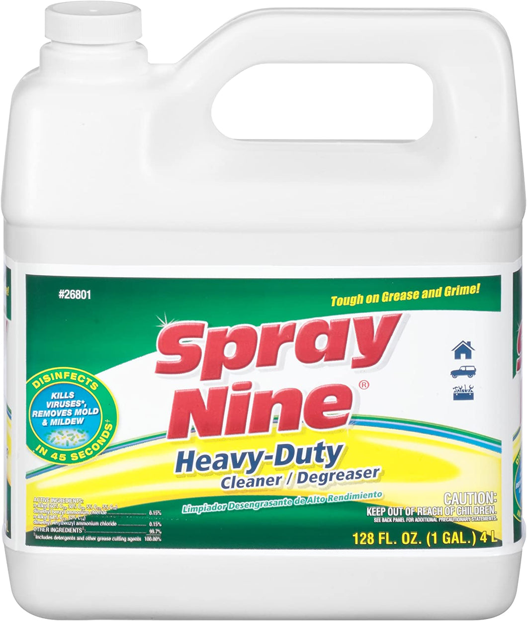 26801 SPRAY NINE HEAVY-DUTY CLEANER / DEGREASER (4/1 GALLON)