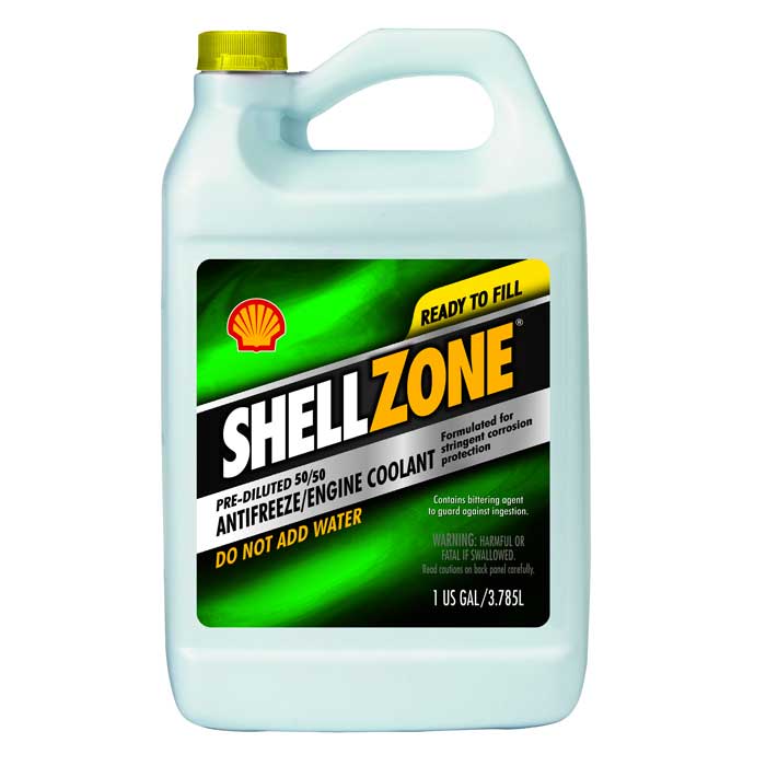9406706021 ANTIFREEZE SHELL PRE-DILUTED 50/50 GREEN (6/1