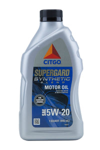 01014 CITGO SYNTHETIC BLEND 5W20 (12 QUARTS/1 CASE)