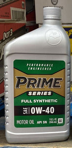 96061 PRIME SERIES 0W40 FULL SYNTHETIC DEXOS (6 QUARTS/1 CASE)