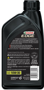 152E4E CASTROL EDGE FULL SYNTHETIC 10W30 (6 QUARTS/1 CASE)