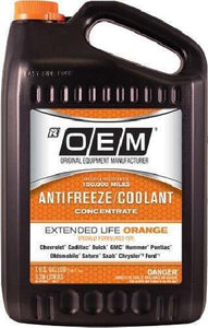 86-374OEM ANTIFREEZE OEM ORANGE PREMIUM CONCENTRATE EXTENDED LIFE 100% (4/1 GALLON)